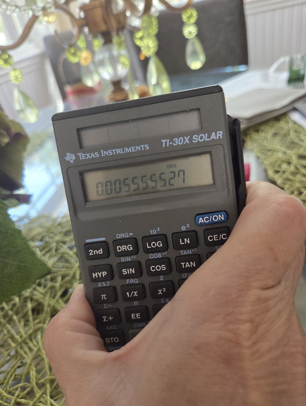 Texas Instruments Tx30 Solar Calculator - Picture 2 of 2